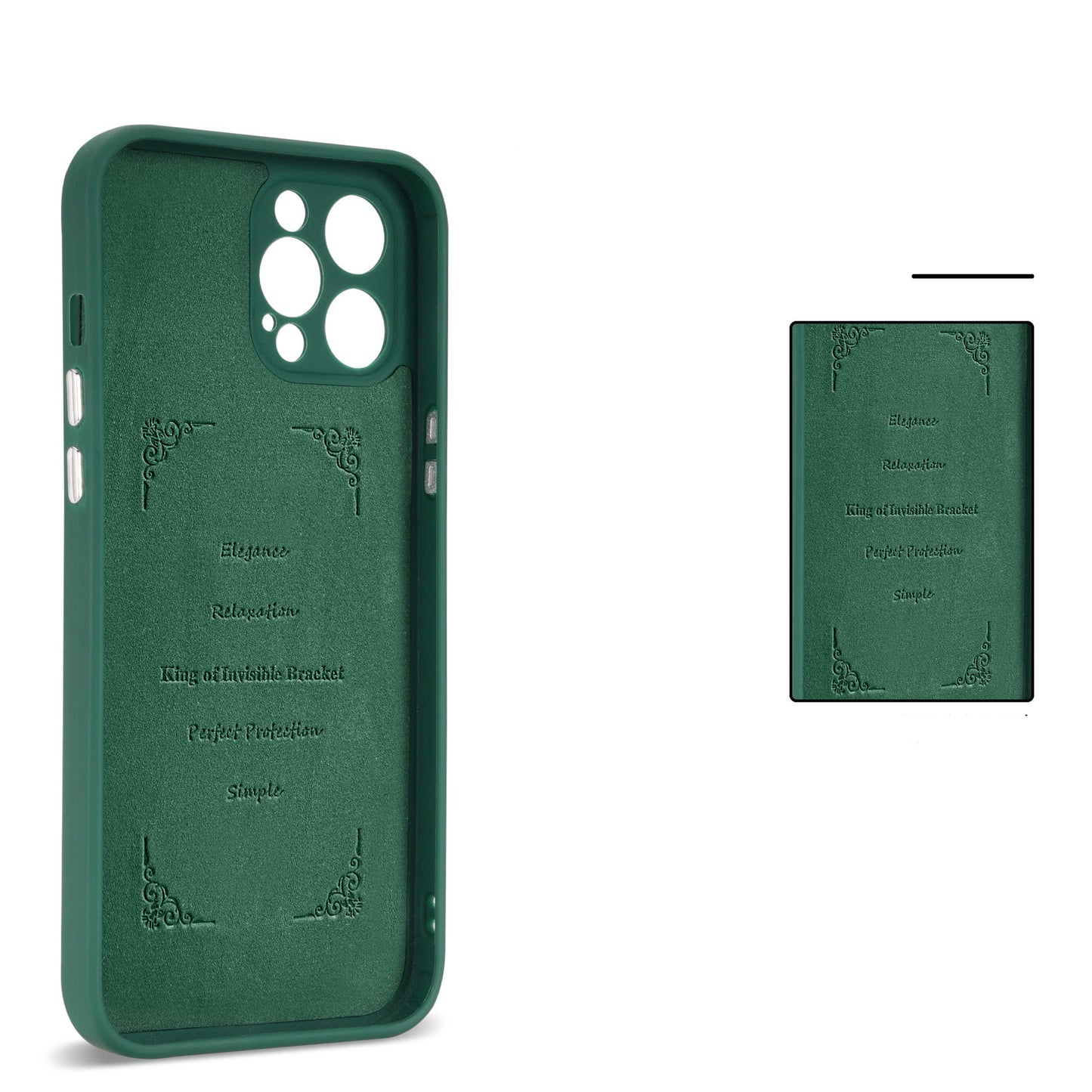 Silicone Multifunctional Folding Magnetic Bracket Phone Case