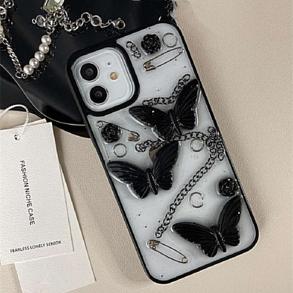 Dark Wind 3D Butterfly Phone Case