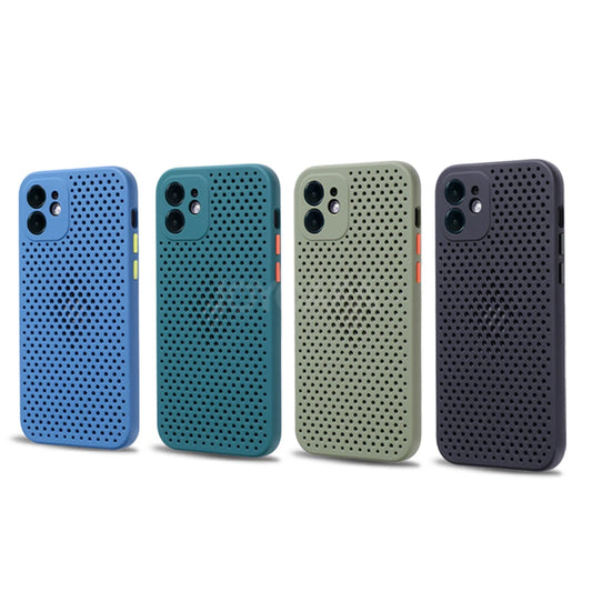 Heat Dissipation Breathable Cooling Silicone iPhone Case