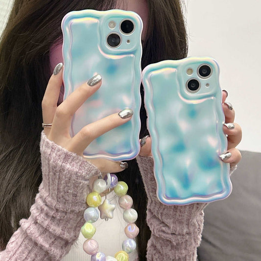 Laser Wave Edge Phone Case Silicone