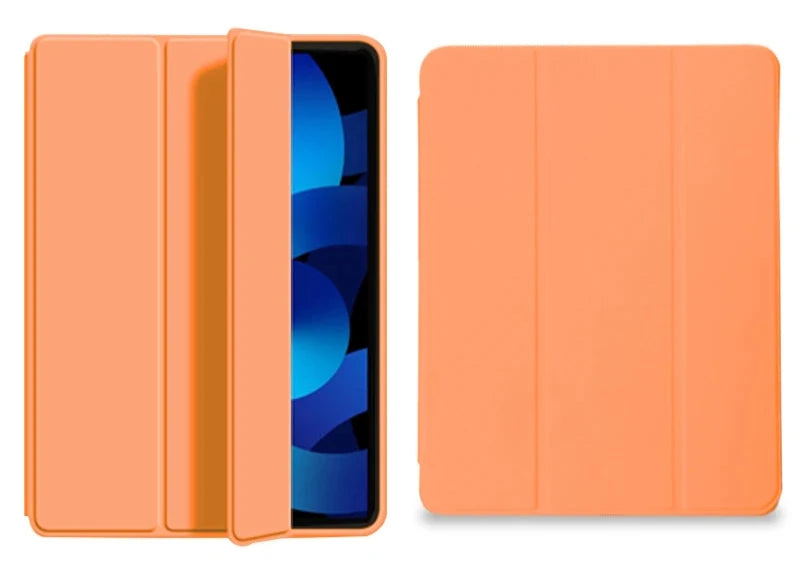 Orange leather Ipad Case 