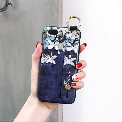 dark blue Phone Case with Strap