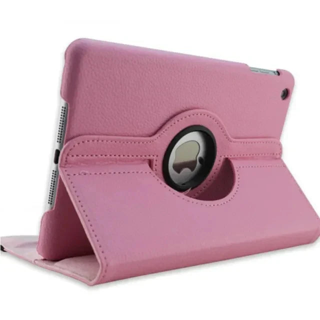 Pink leather ipad mini case 