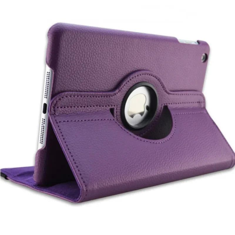 Purple  leather ipad mini case 