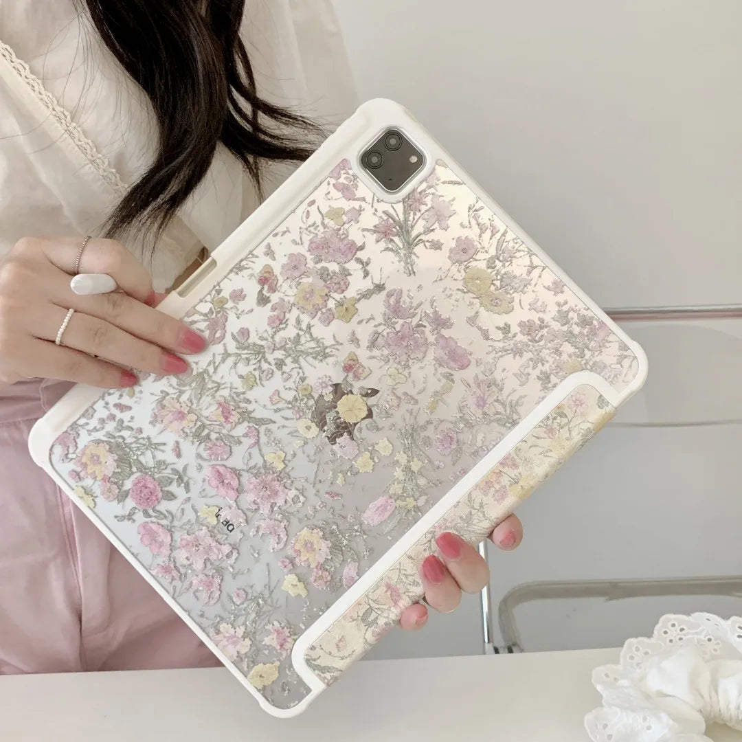 Retro Flower iPad Case 