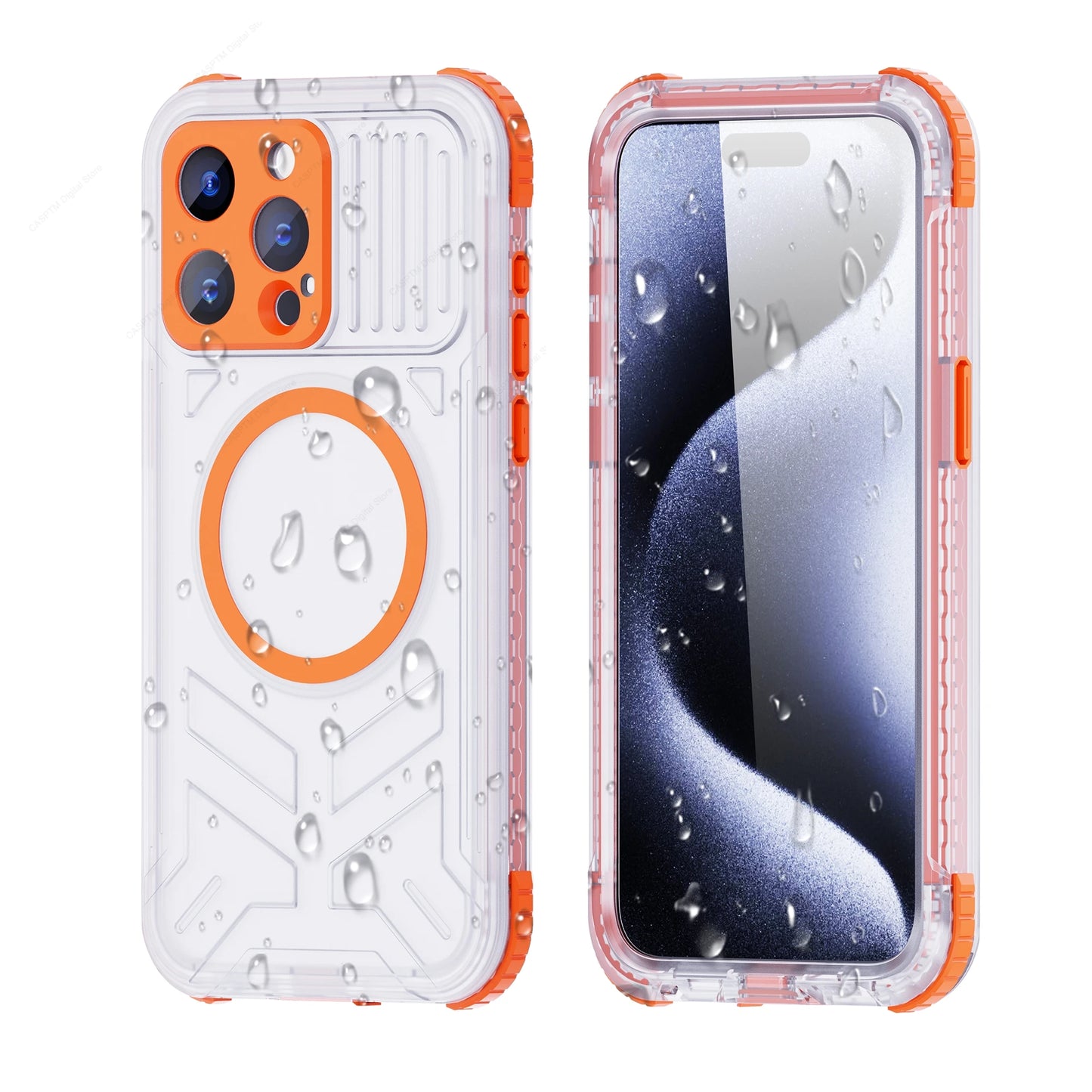 Luxury Shockproof Non-slip Hard Case for iPhone 15 Series