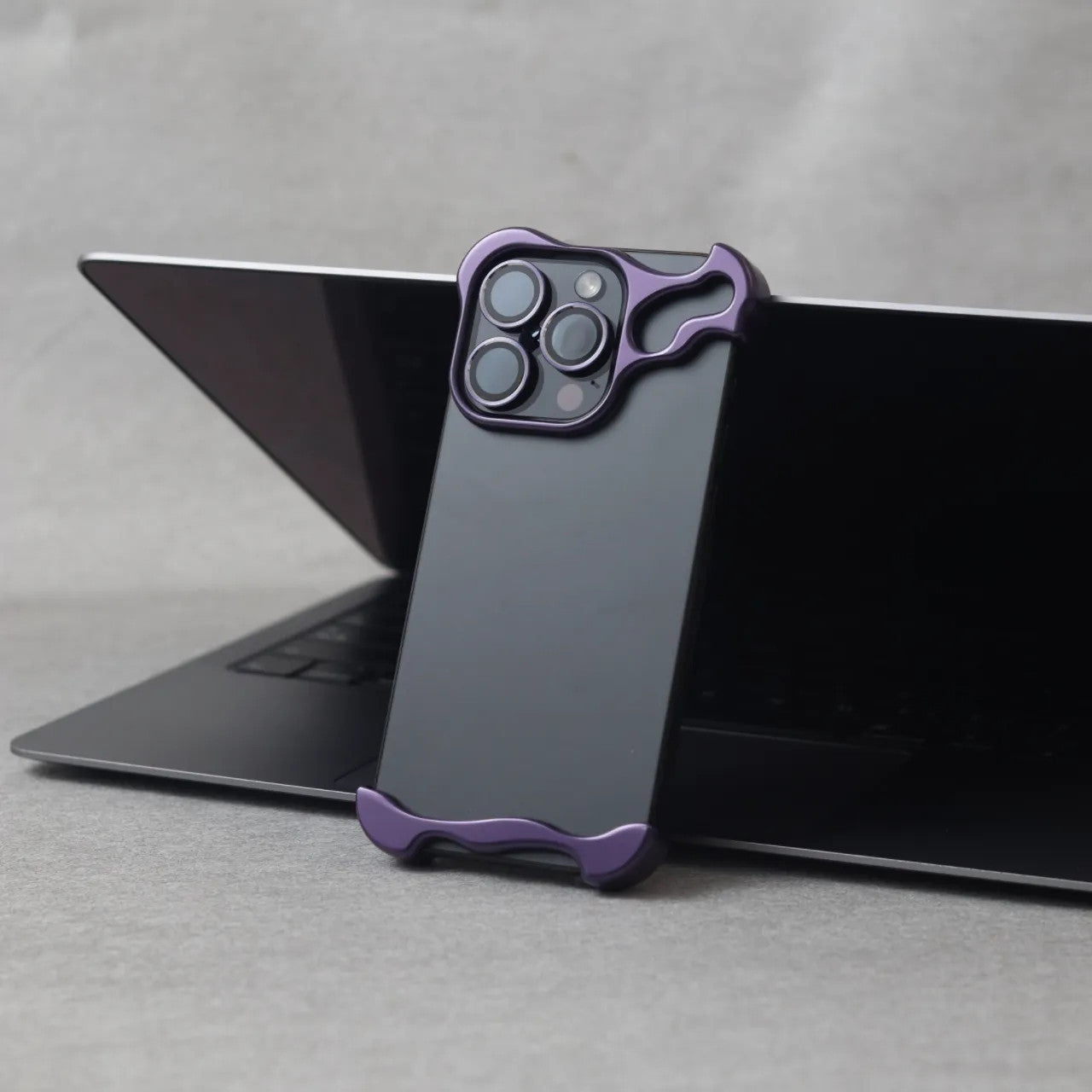 purple zinc alloy case