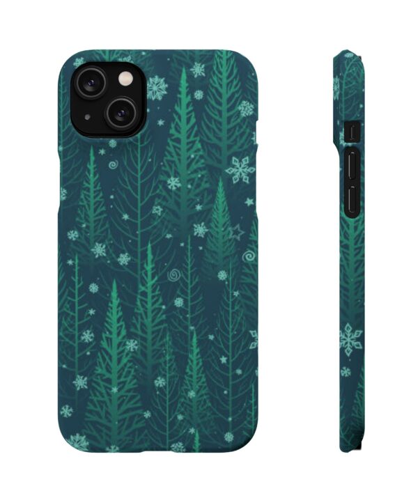 Green Christmas pattern iPhone case