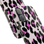 Colorful Pink Leopard Pattern iphone 16 case