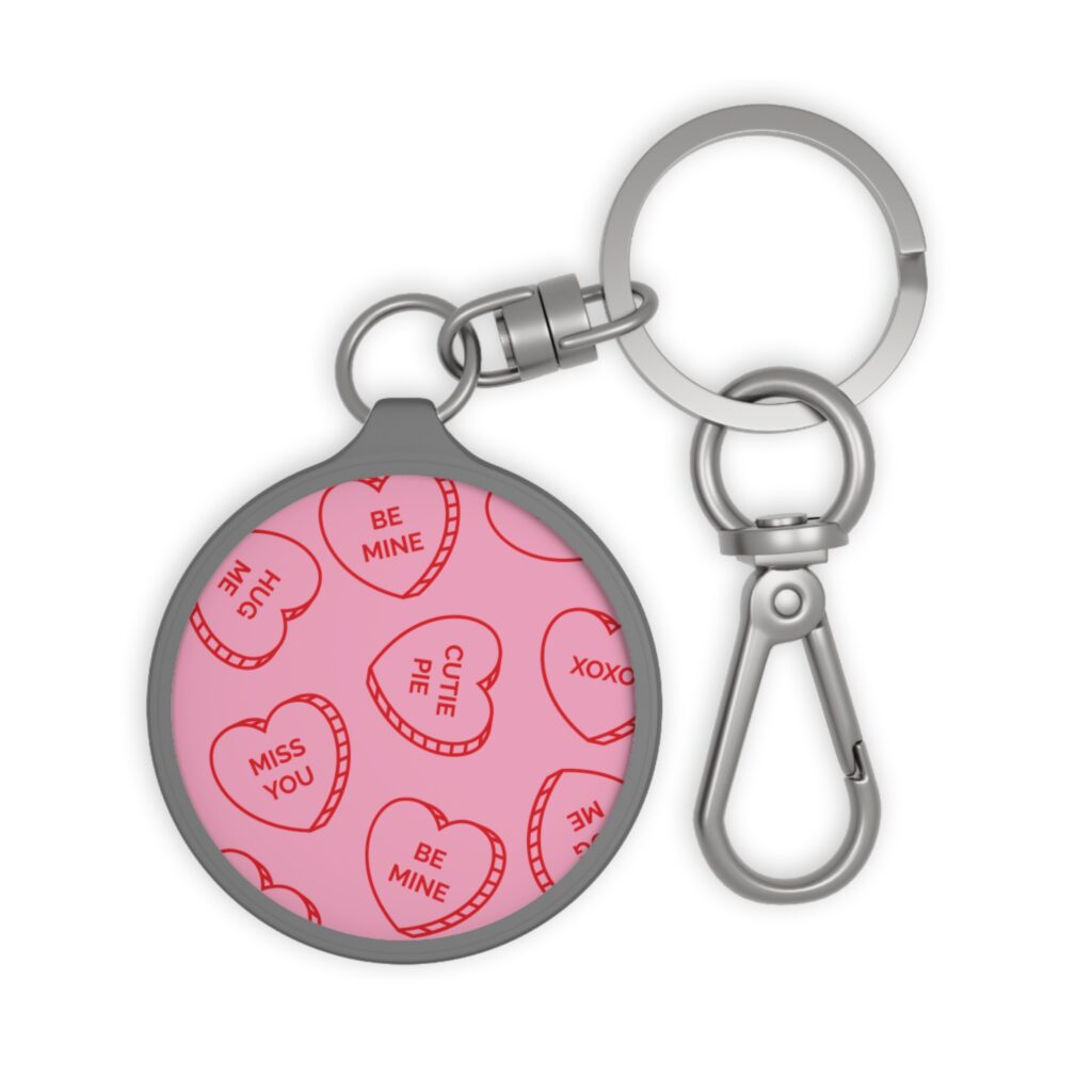 Pink keyring