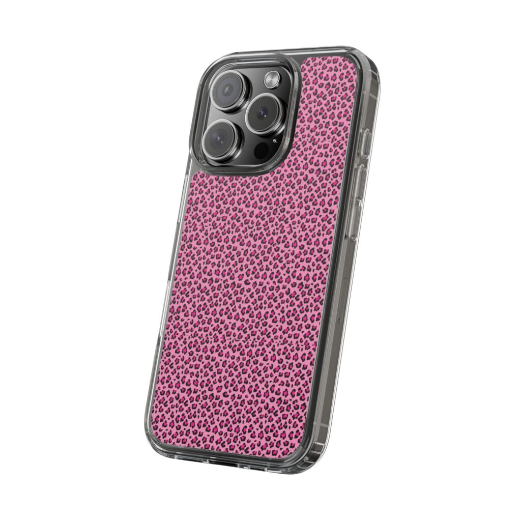 Light Pink Leopard Pattern iPhone 16 Case