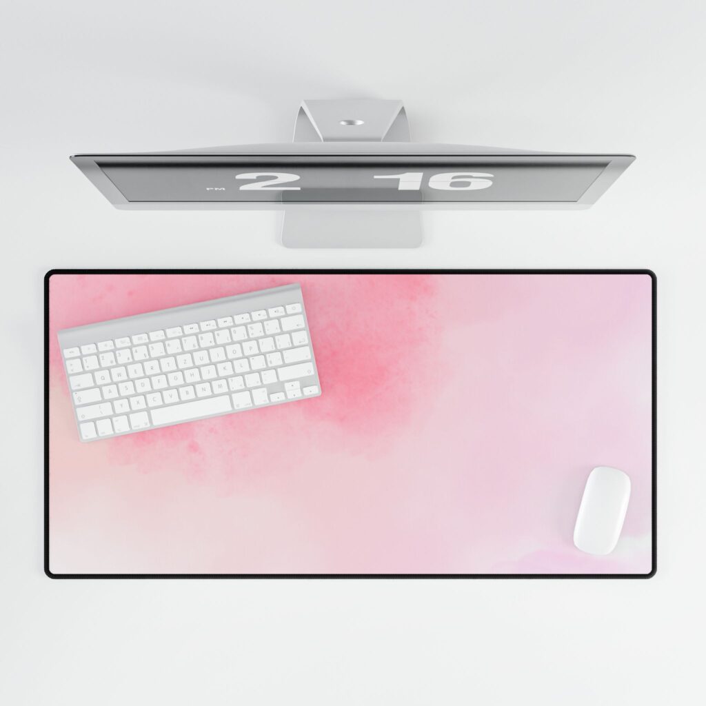 Pink Mouse Pad front