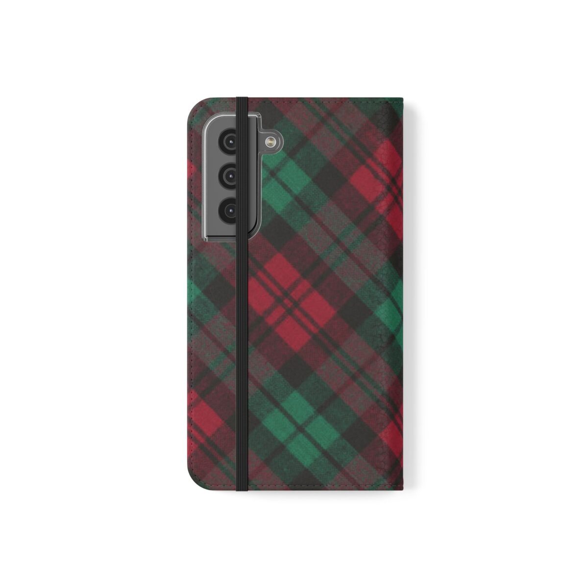 Christmas Plaid Samsung Flip Cases