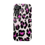 Colorful Pink Leopard Pattern iphone 16 case