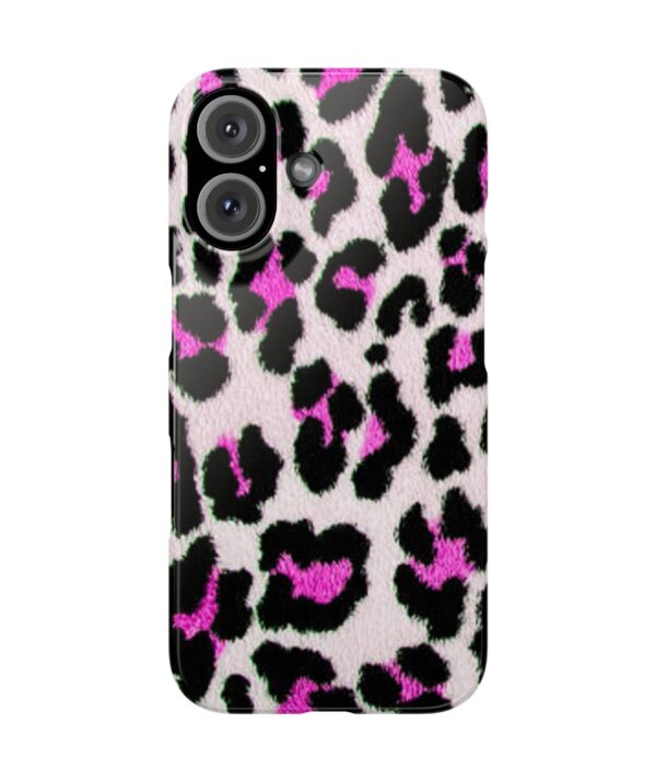 Colorful Pink Leopard Pattern iphone 16 case