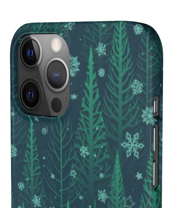 Green Christmas pattern iPhone case