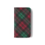 Christmas Plaid Samsung Flip Cases