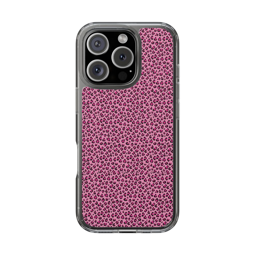 Light Pink Leopard Pattern iPhone 16 Case