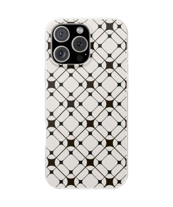 Clear Geometric Design Phone Case