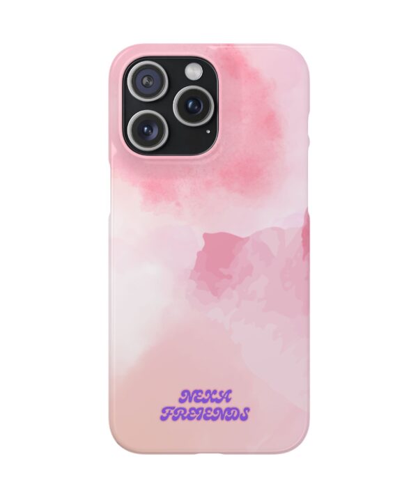 pink watercolor iPhone case