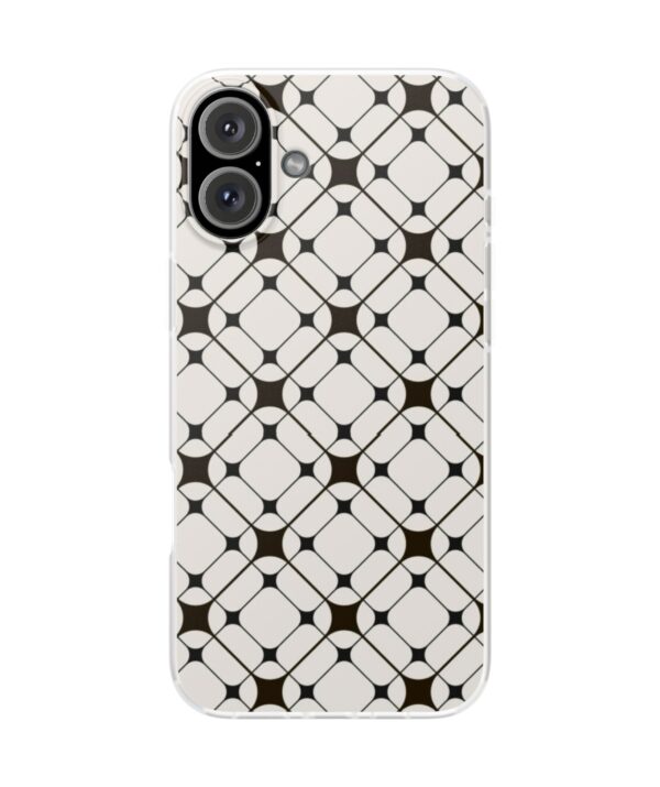 Clear Geometric Design Phone Case