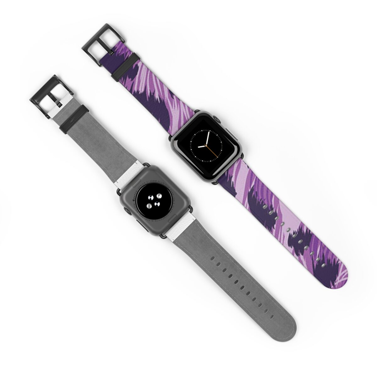 Purple Leopard Watch Band