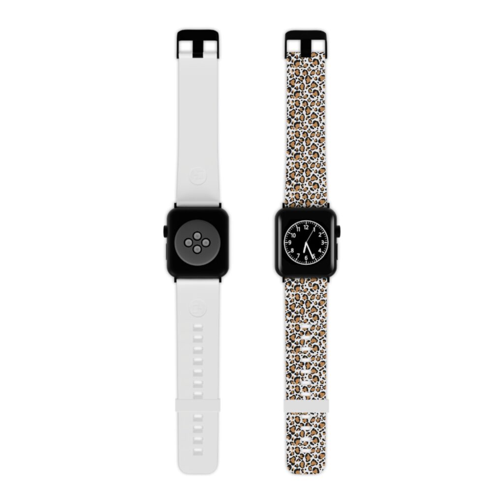 Brown Leopard Print Apple Watch Band