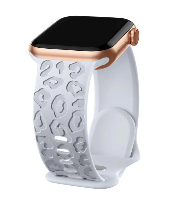 leopard Apple Watch Band grey